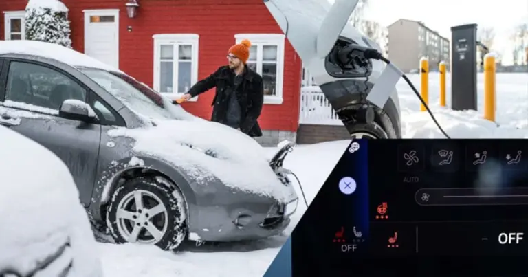 autumn electric car tips cold weather city Czech
