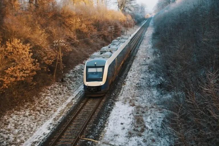 Czech public transport autumn commuters