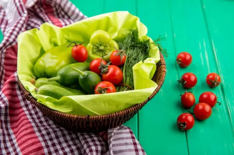 czech autumn fruit basket outdoors