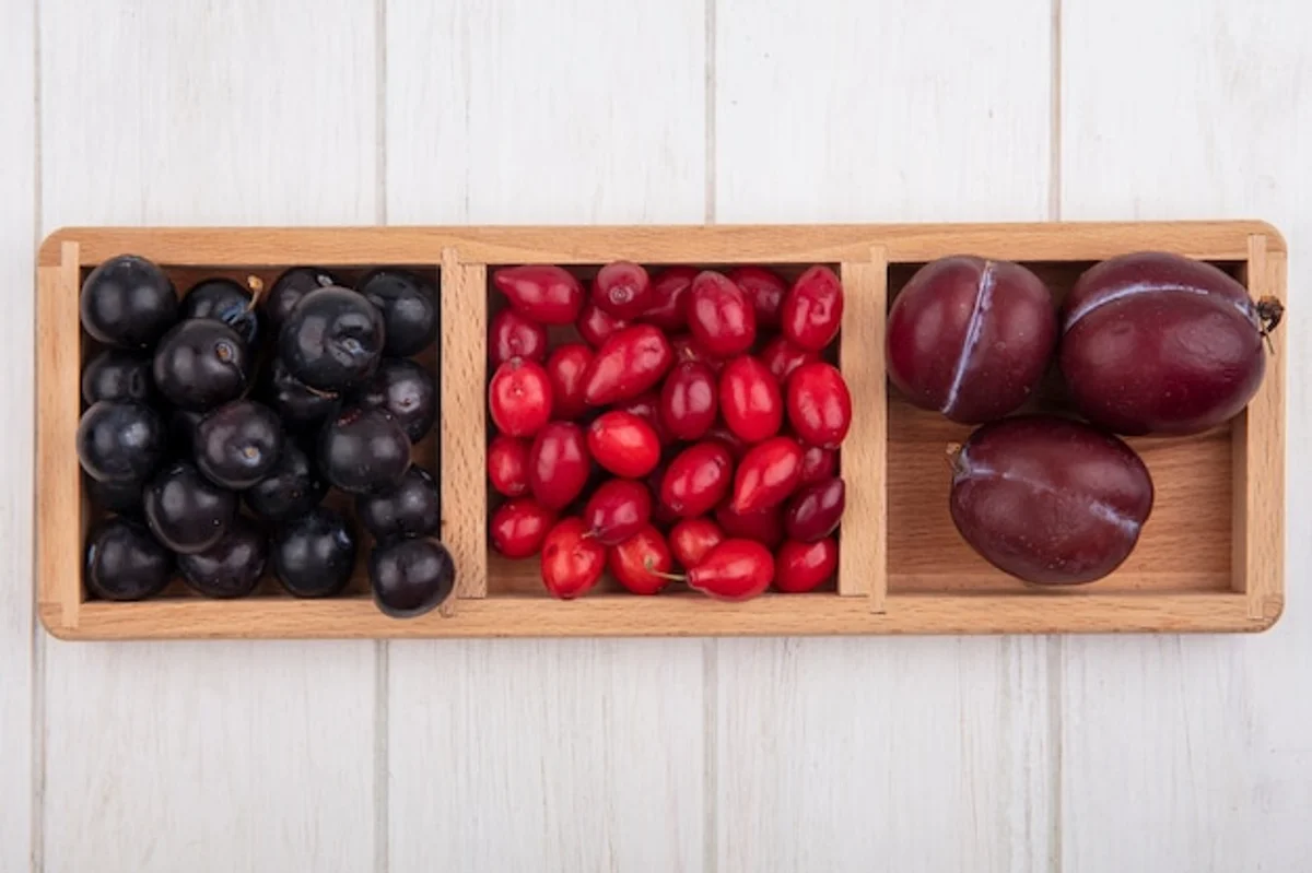 ripe czech pears in wooden crate autumn