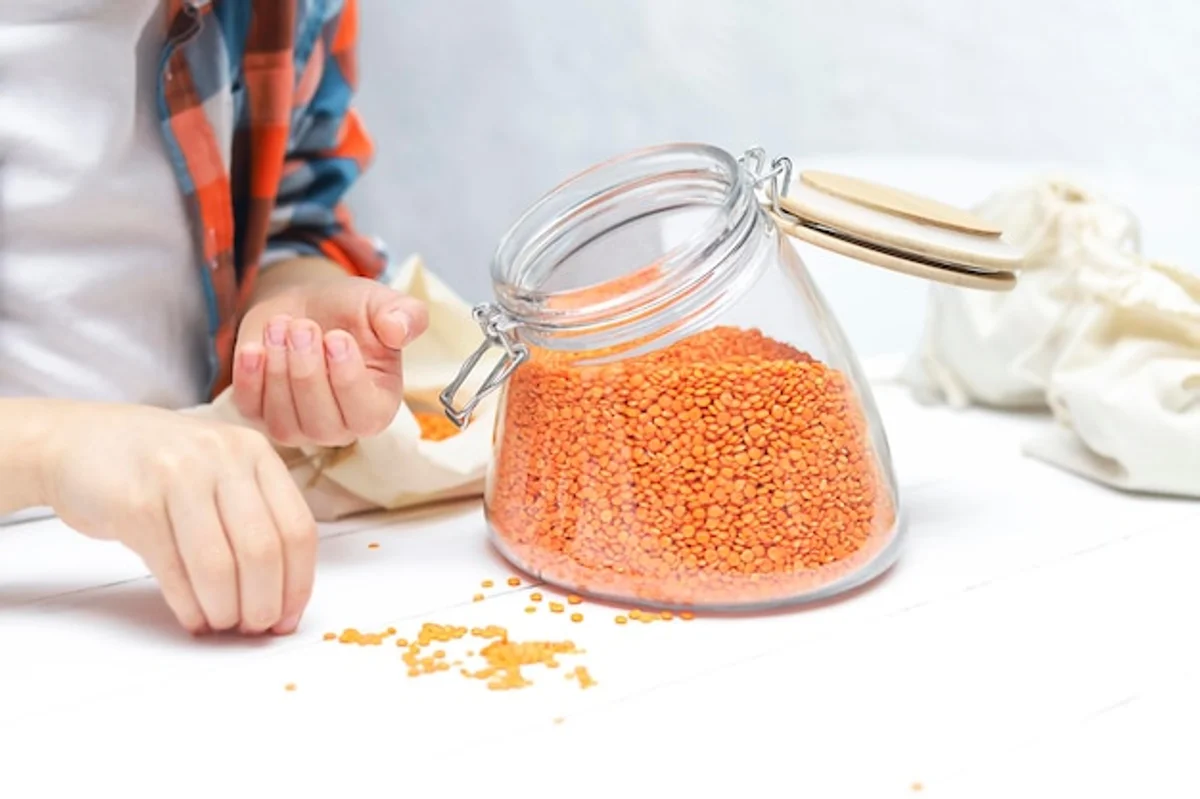 healthy lentil baking at home