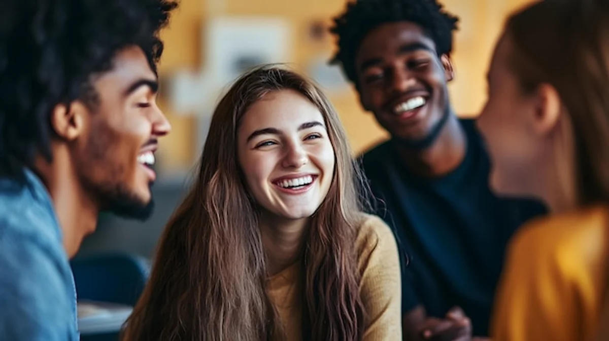 friends sharing emotions candid real moment