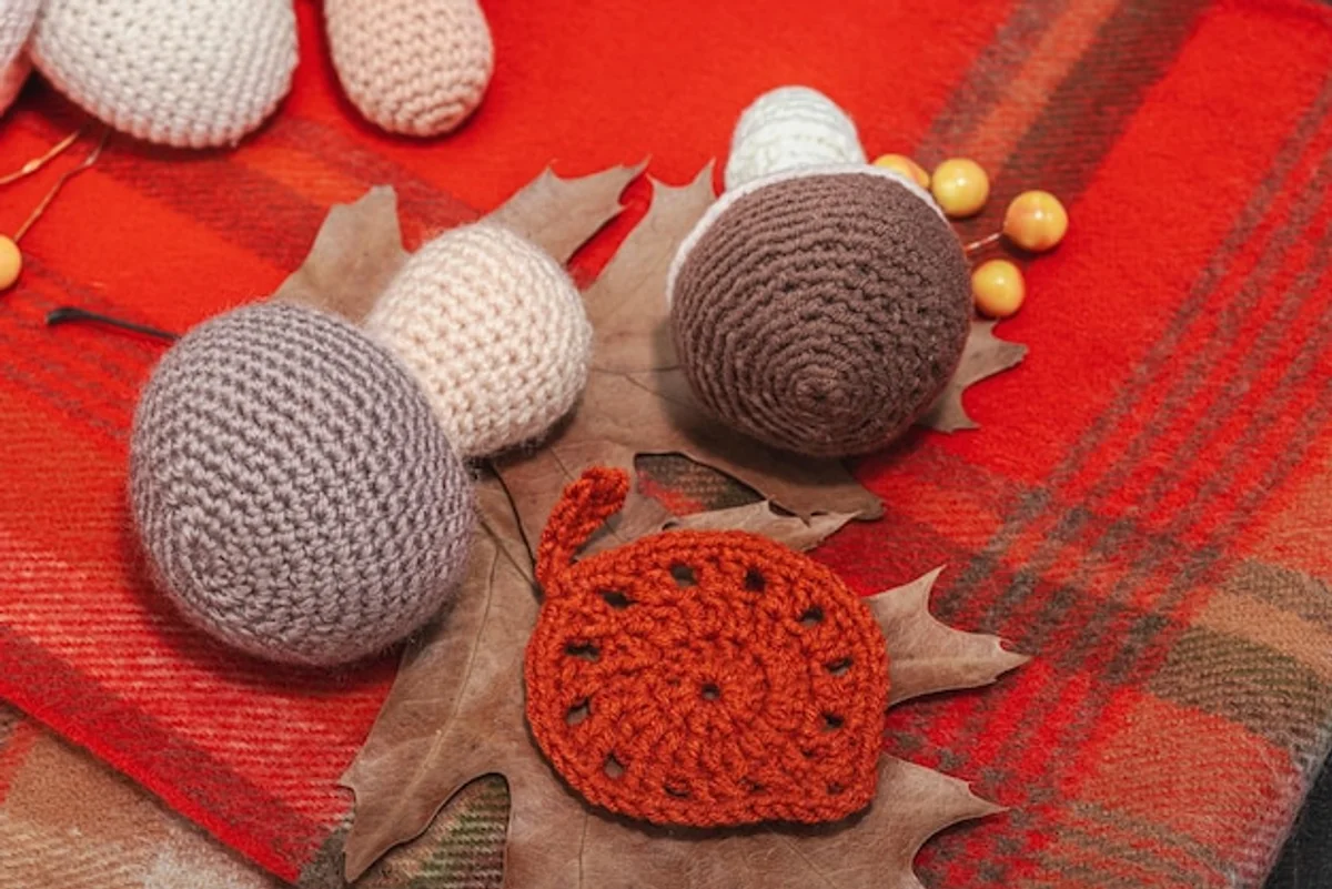 creative hobby at home autumn mood