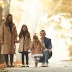 european family updating devices autumn
