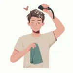 minimalist hair care routine cold water rinse