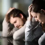 argument couple autumn czech sadness living room
