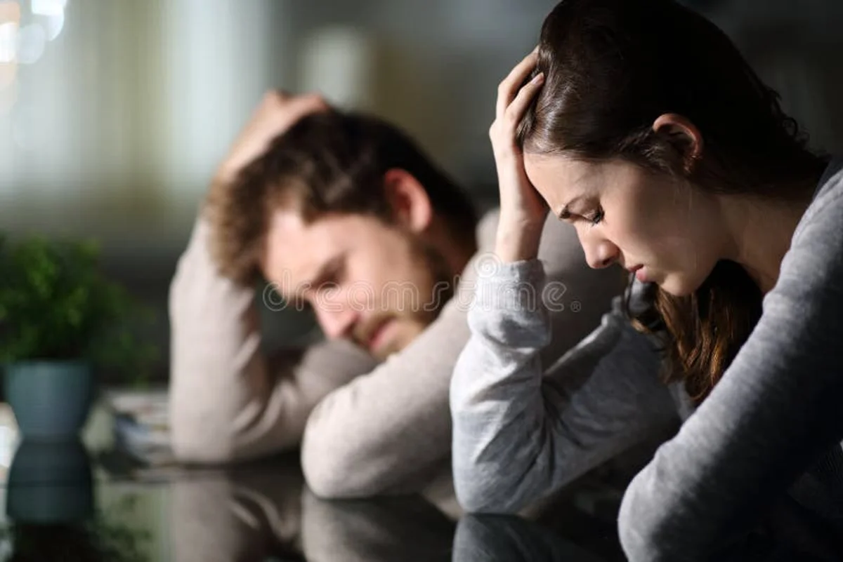argument couple autumn czech sadness living room