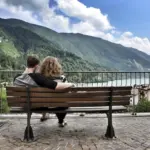 cosy autumn walk czech rain forest couple