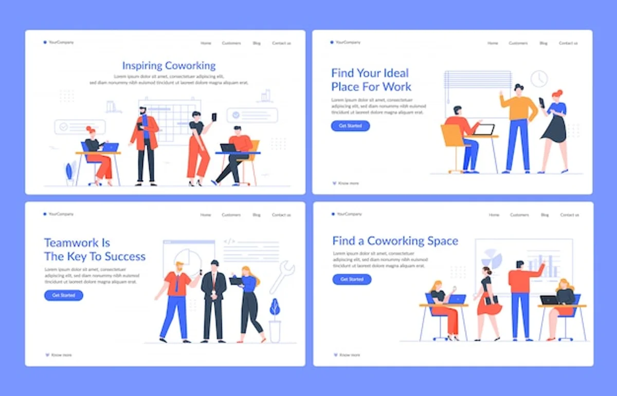 asynchronous teamwork modern office digital communication