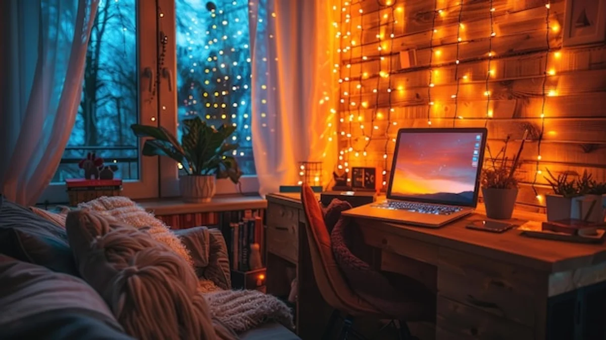 natural home office lighting ideas