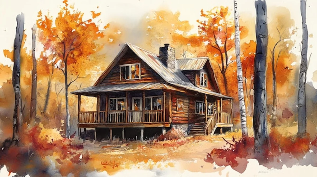 art therapy autumn cozy creative drawing