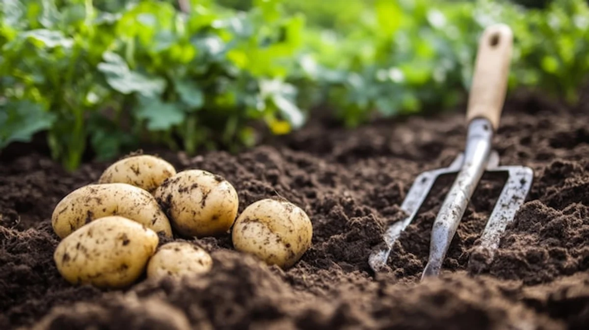 healthy autumn garden soil Czech Republic