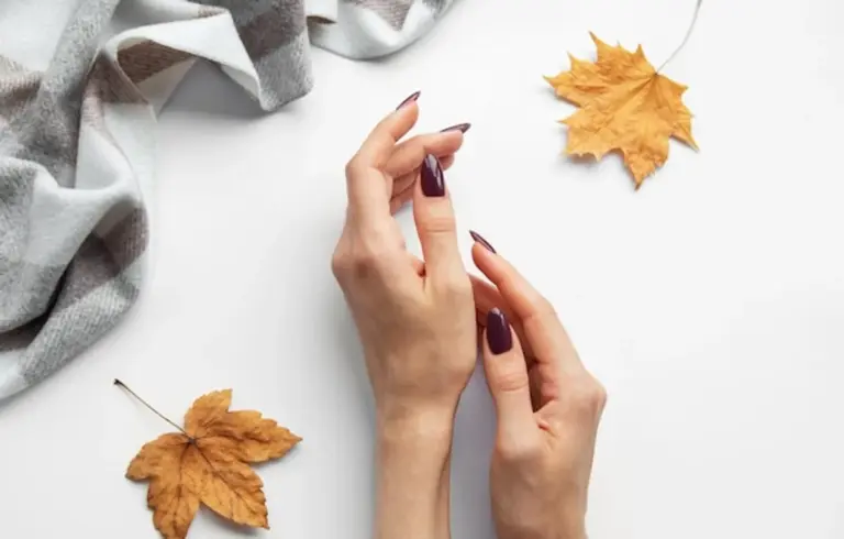 autumn hand nail care routine