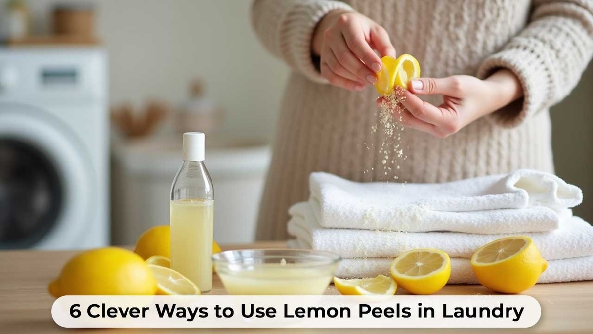 Kůra citronu do pračky: proč bakterie mizí během 3 cyklů