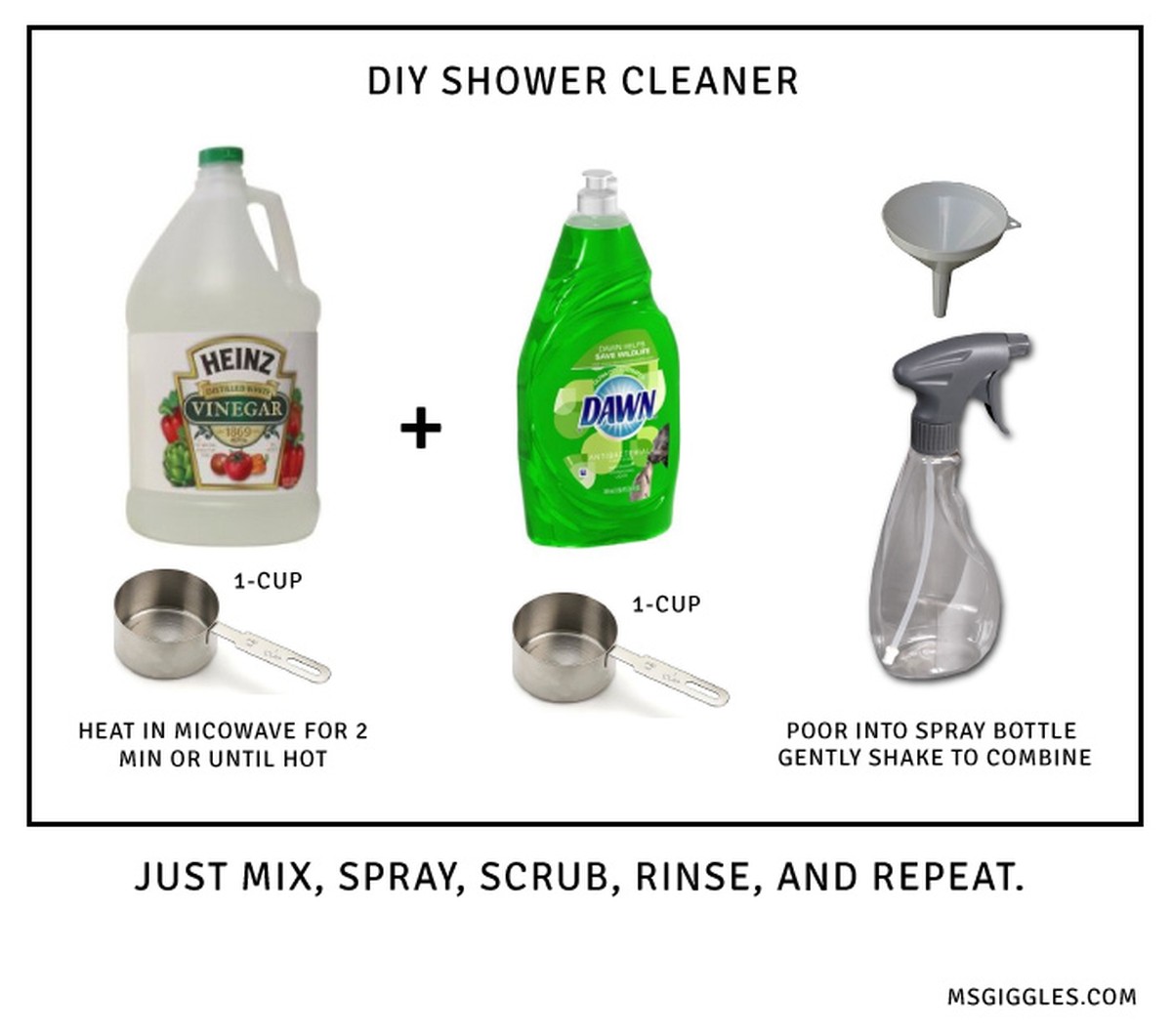 Soda bikarbona a ocet na kousku látkky: Jak vyčistit sprchový kout bez chemie - image 2