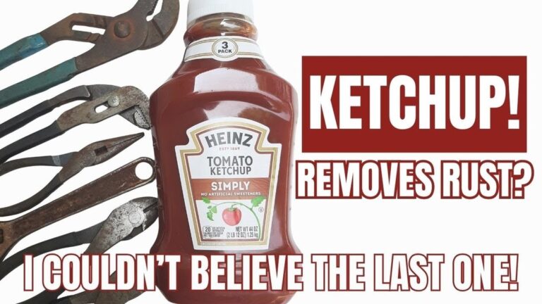 Ketchup odstraní zrezivělé šrouby lépe než kterýkoliv olej
