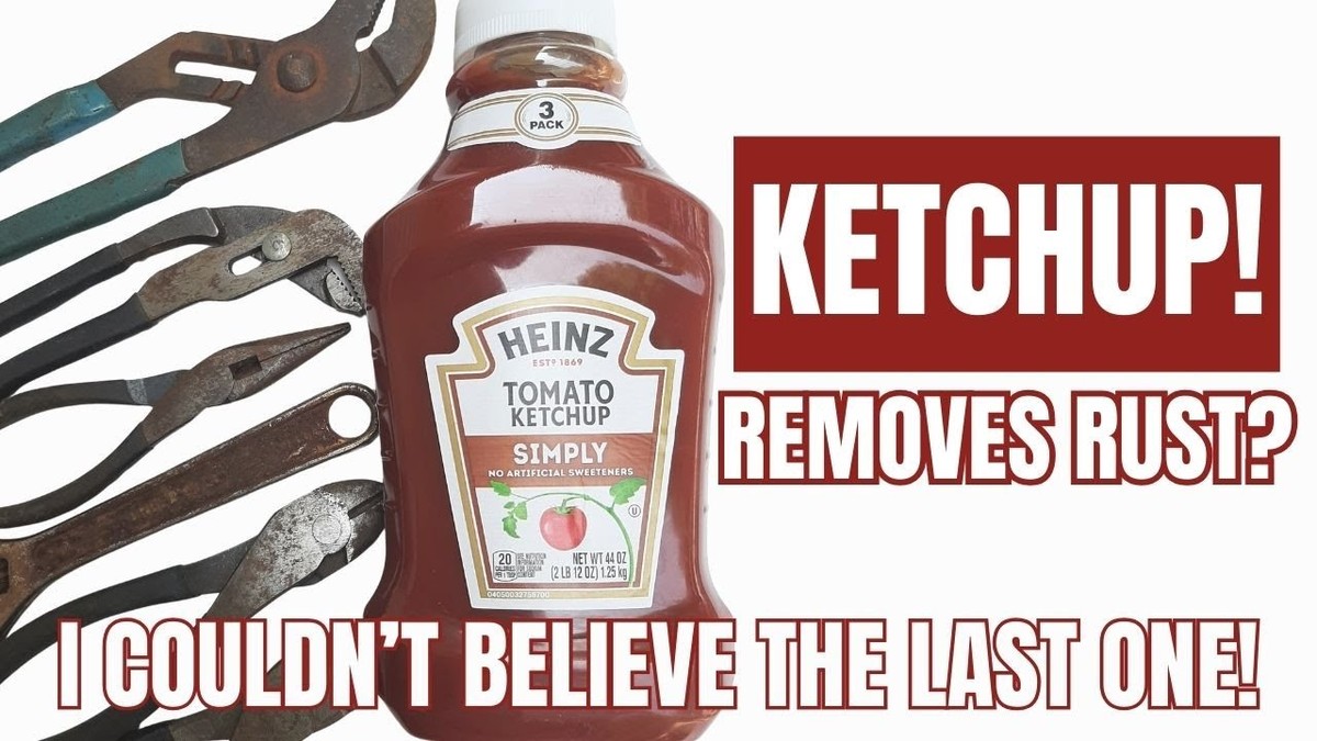 Ketchup odstraní zrezivělé šrouby lépe než kterýkoliv olej